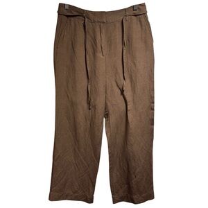 LOFT Women's Brown‎ Wide-Leg Trousers